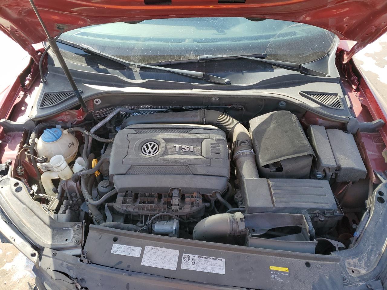 2017 Volkswagen Passat VIN 1VWAT7A38HC080426 Copart auction photo, front end damage thumbnail 11