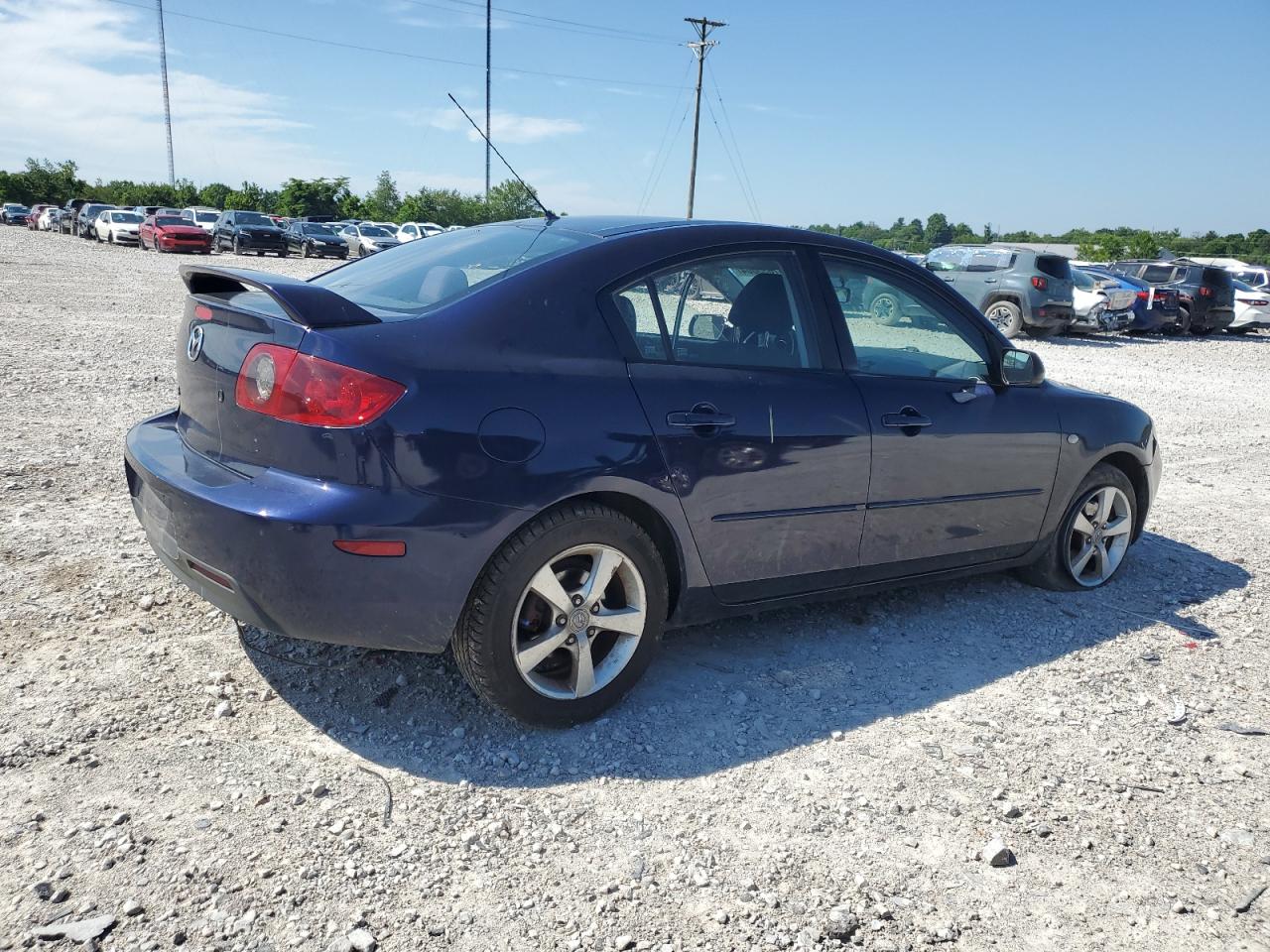 2006 Mazda 3 VIN JM1BK12F261484234 Copart auction photo, all over damage thumbnail 3