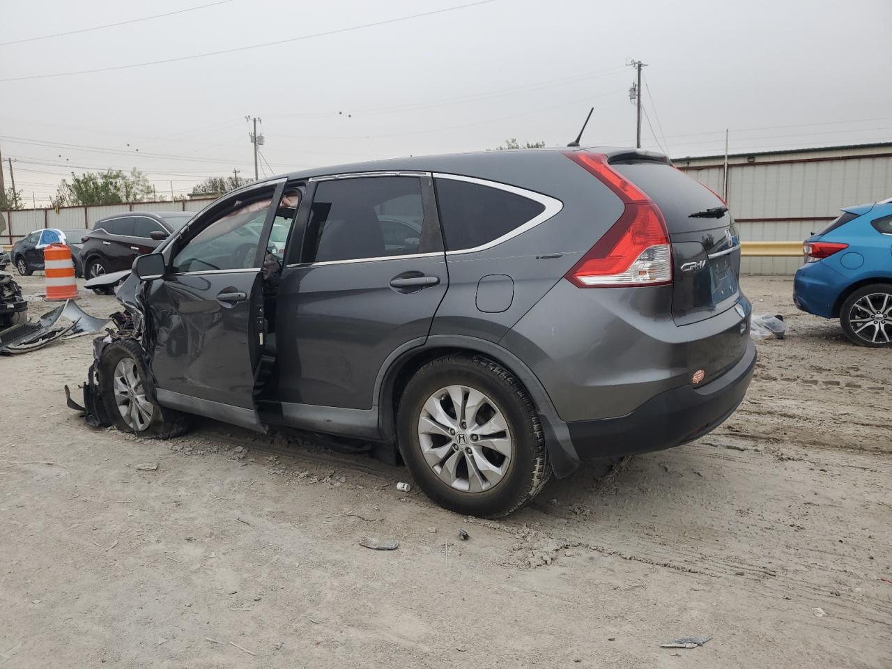 2013 Honda CR-V VIN 2HKRM3H52DH504491 Copart auction photo, front end / side damage thumbnail 2