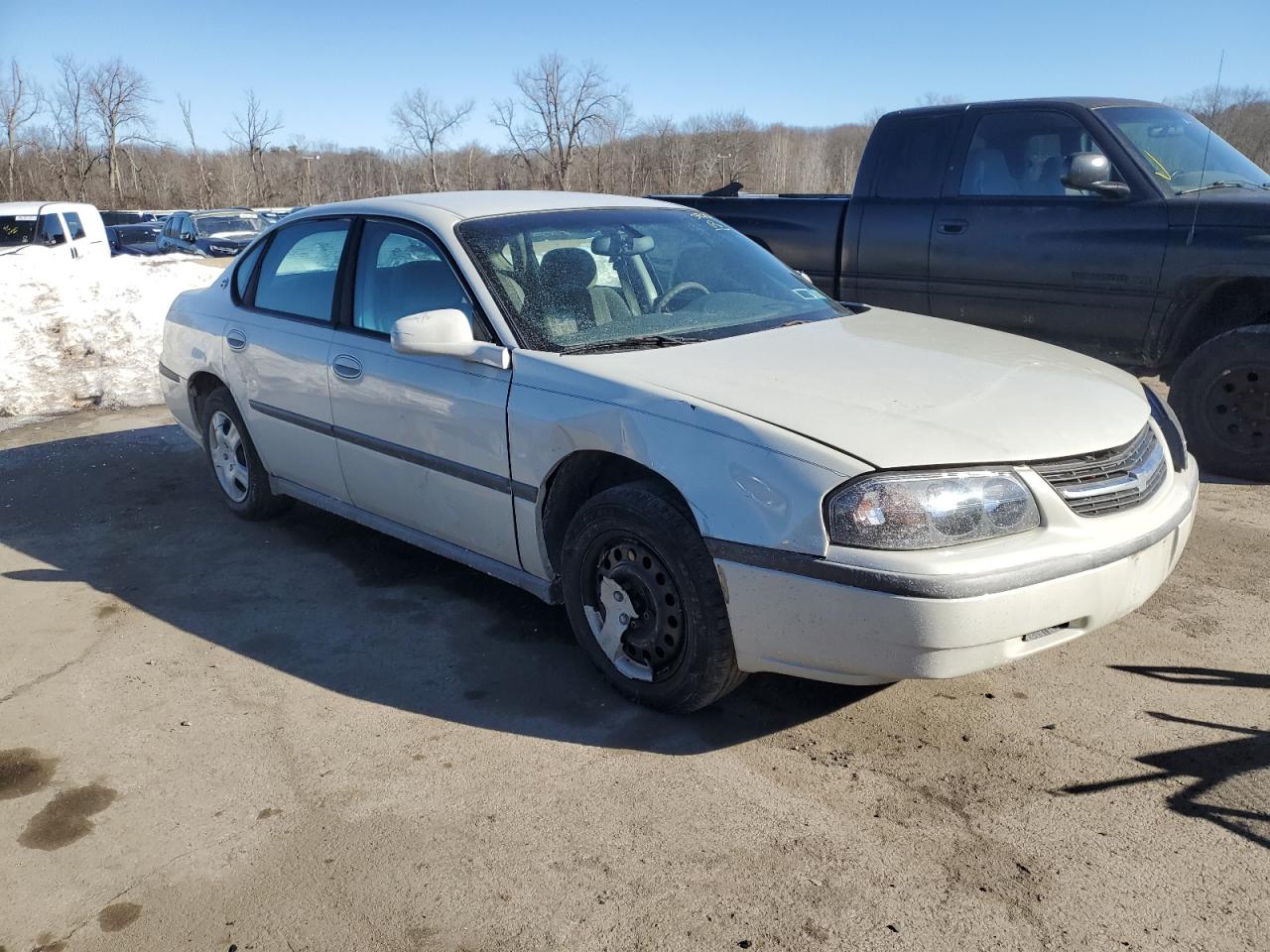 2003 Chevrolet Impala VIN 2G1WF52E839285984 Copart auction photo, all over damage thumbnail 4