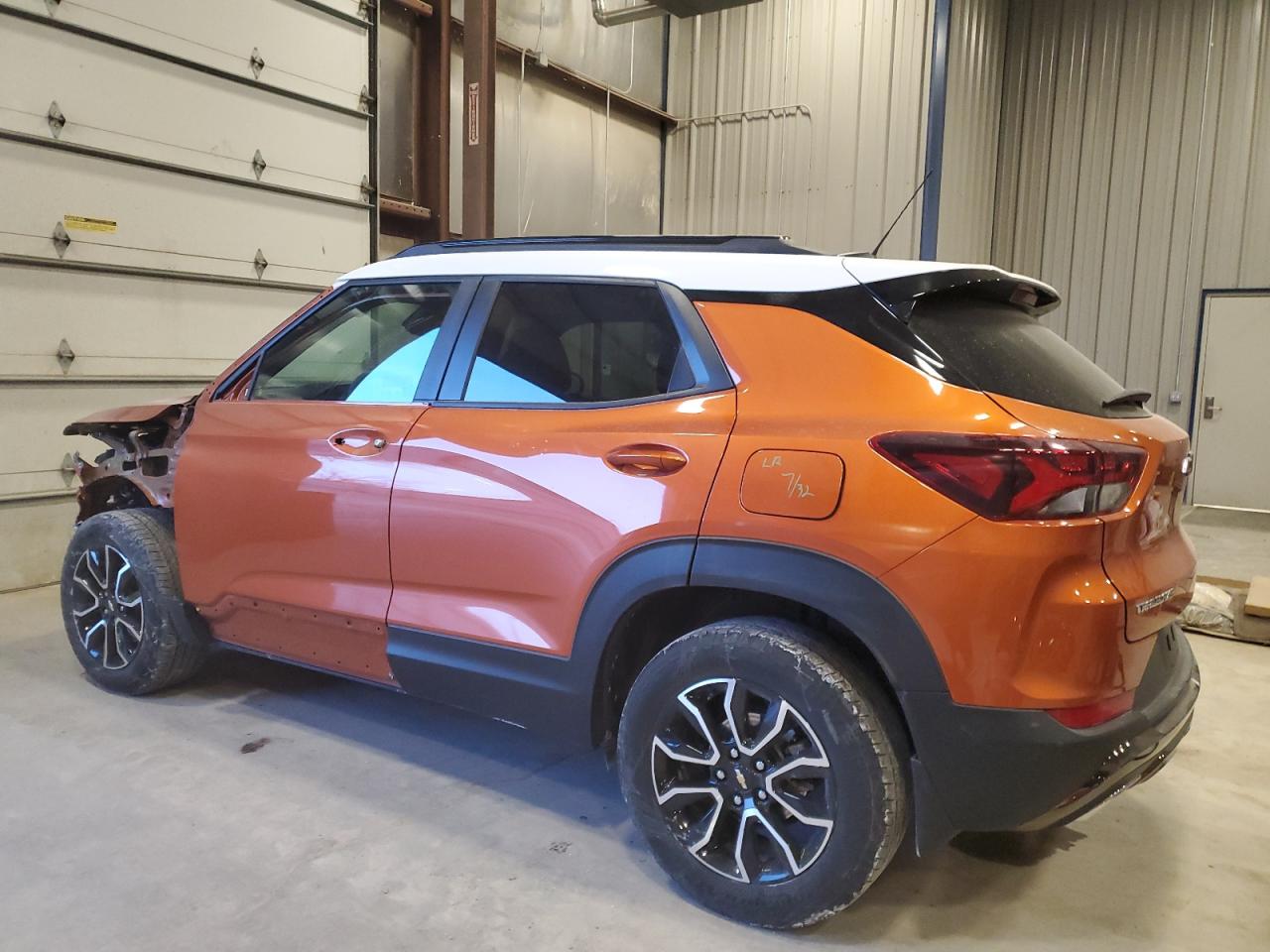2022 Chevrolet TrailBlazer VIN KL79MVSL8NB073397 Copart auction photo, front end damage thumbnail 2