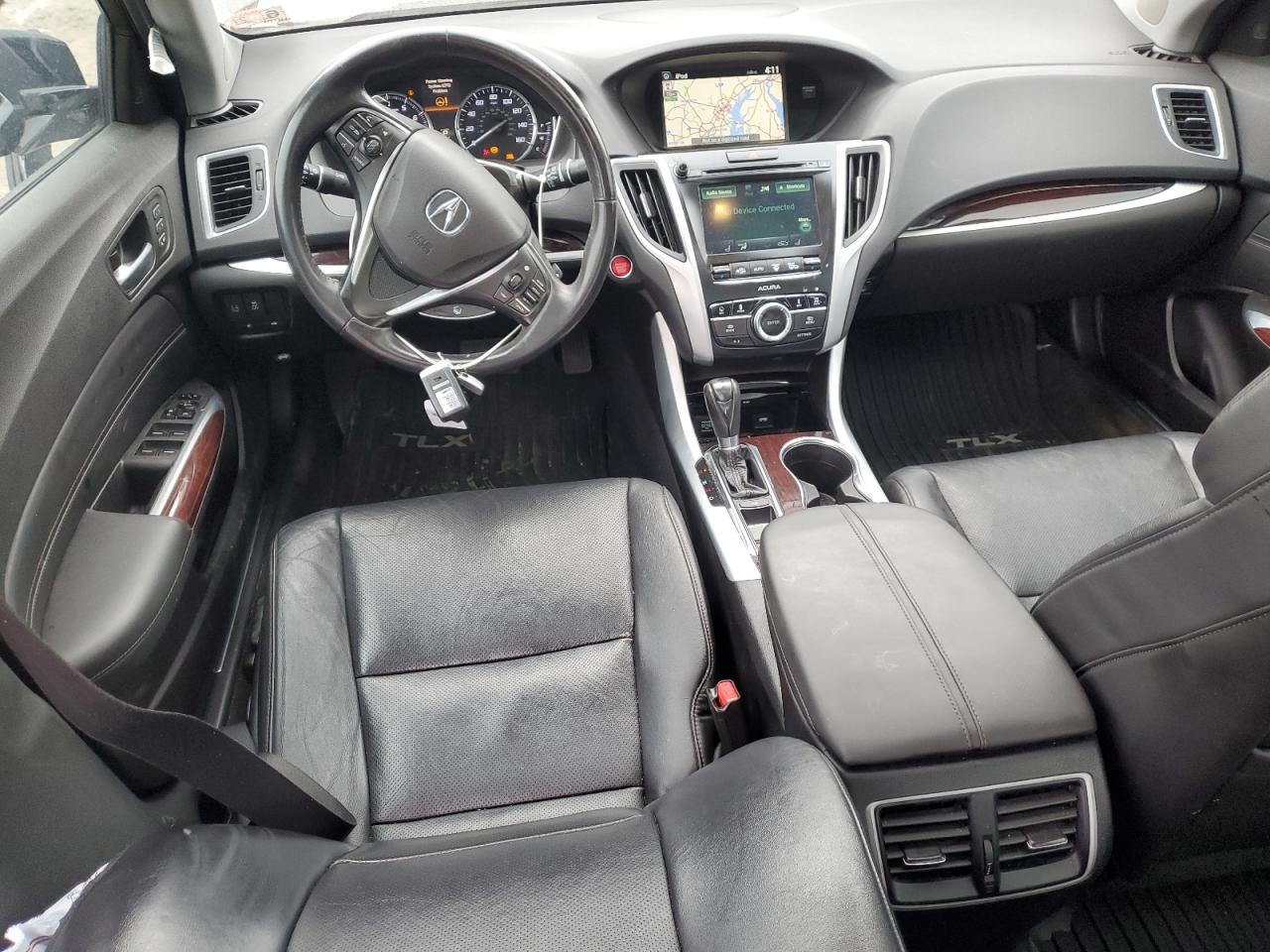 2017 Acura TLX VIN 19UUB1F50HA000933 Copart auction photo, front end / side damage thumbnail 8