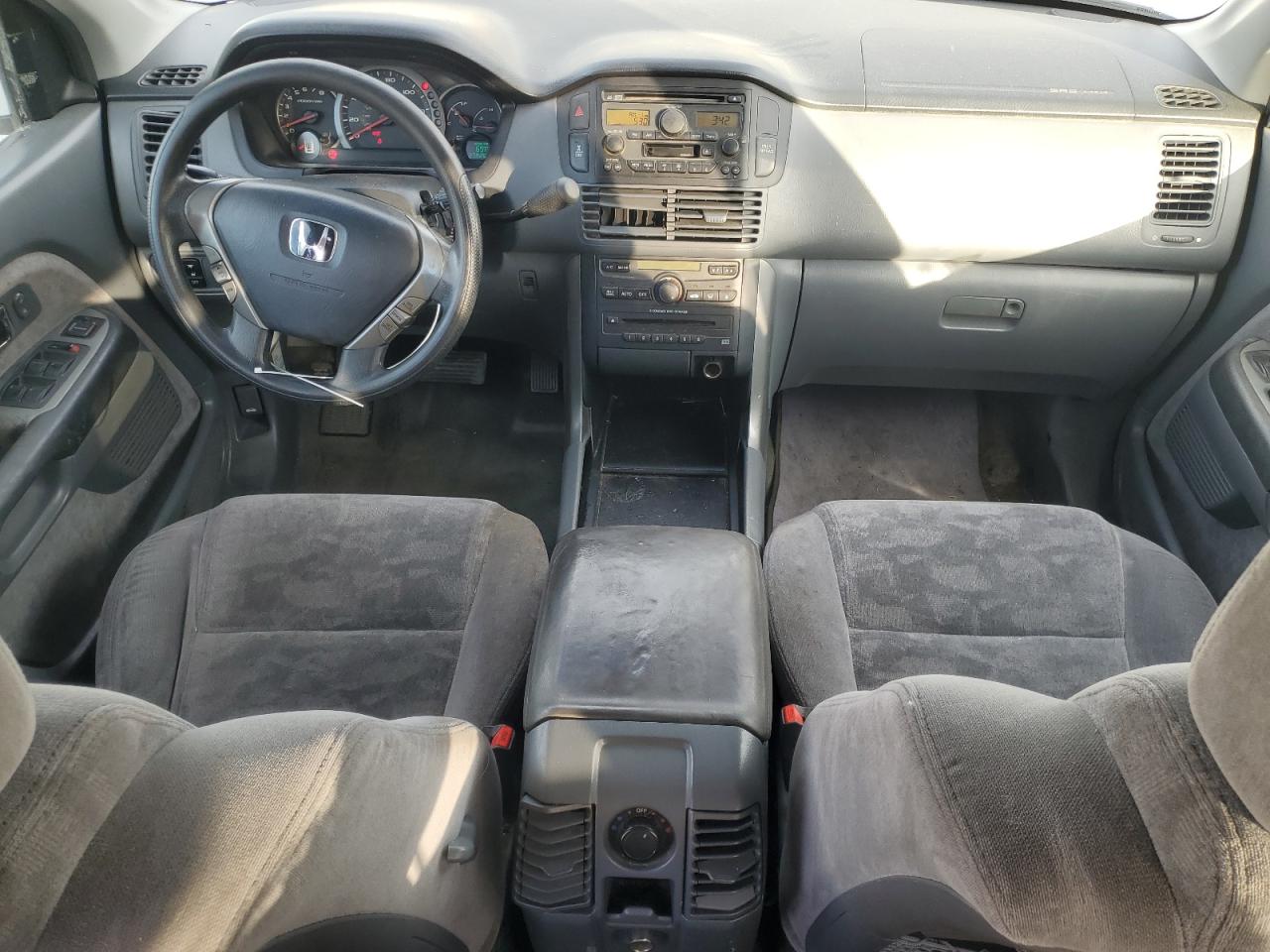 2005 Honda Pilot VIN 2HKYF18465H554295 Copart auction photo, front end / side damage thumbnail 8