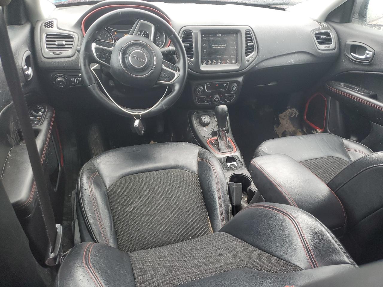 2018 Jeep Compass VIN 3C4NJDDB8JT451297 Copart auction photo, front end damage thumbnail 8