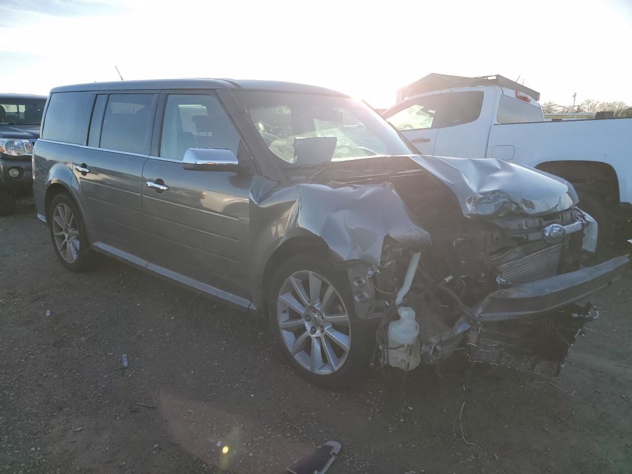 2010 Ford Flex VIN 2FMHK6DTXABB21991 Copart auction photo, front end / rear end damage thumbnail 4