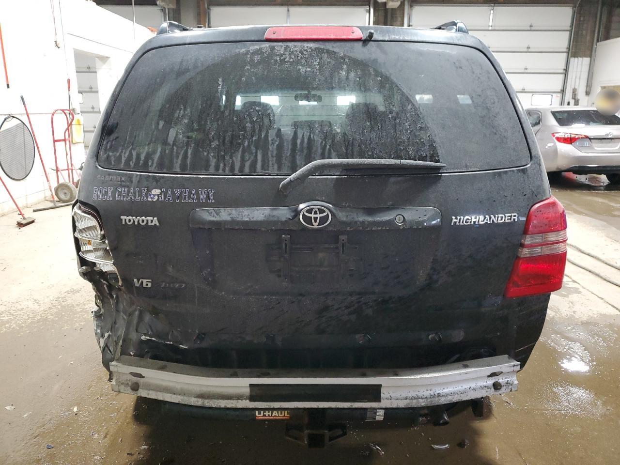 2002 Toyota Highlander VIN JTEHF21A920071524 Copart auction photo, rear end / front end damage thumbnail 6