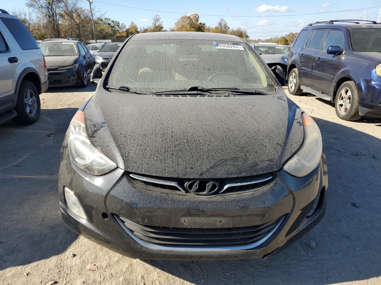 2013 Hyundai Elantra VIN 5NPDH4AEXDH332001 Copart auction photo, front end damage thumbnail 5