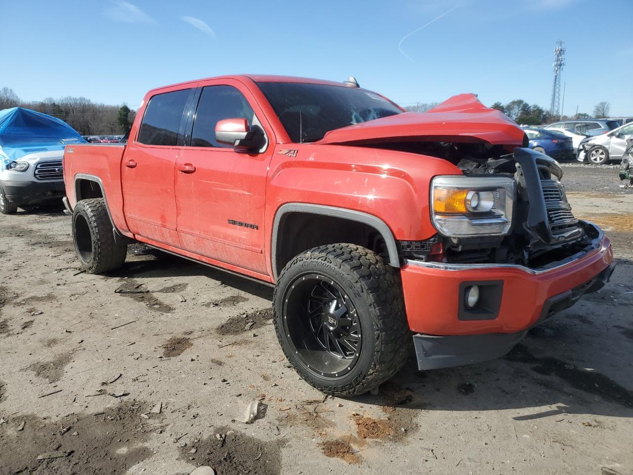2015 GMC Sierra VIN 3GTU2UEC0FG266175 Copart auction photo, all over damage thumbnail 4