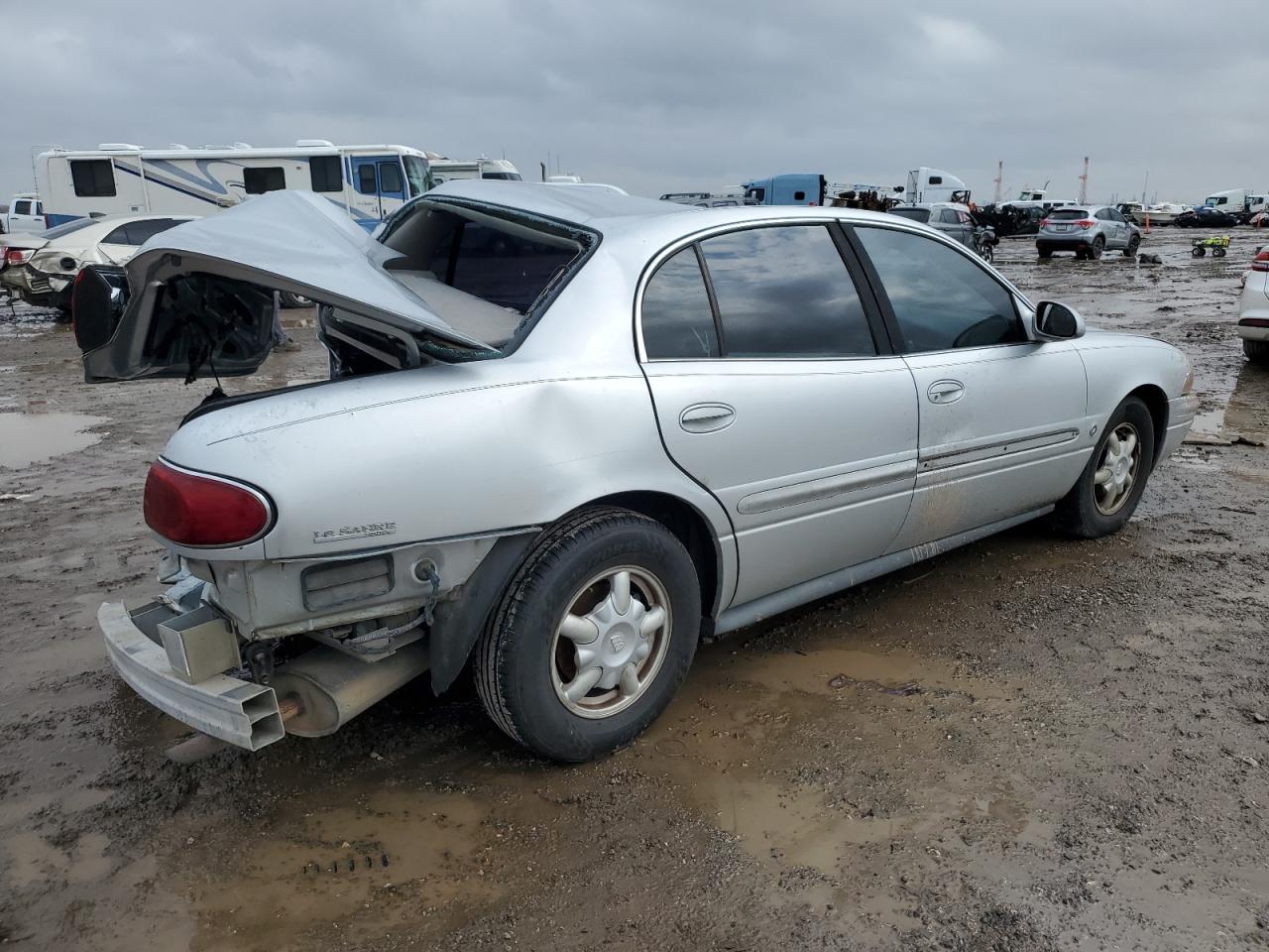 2001 Buick LeSabre VIN 1G4HR54K61U108324 Copart auction photo, rear end / side damage thumbnail 3