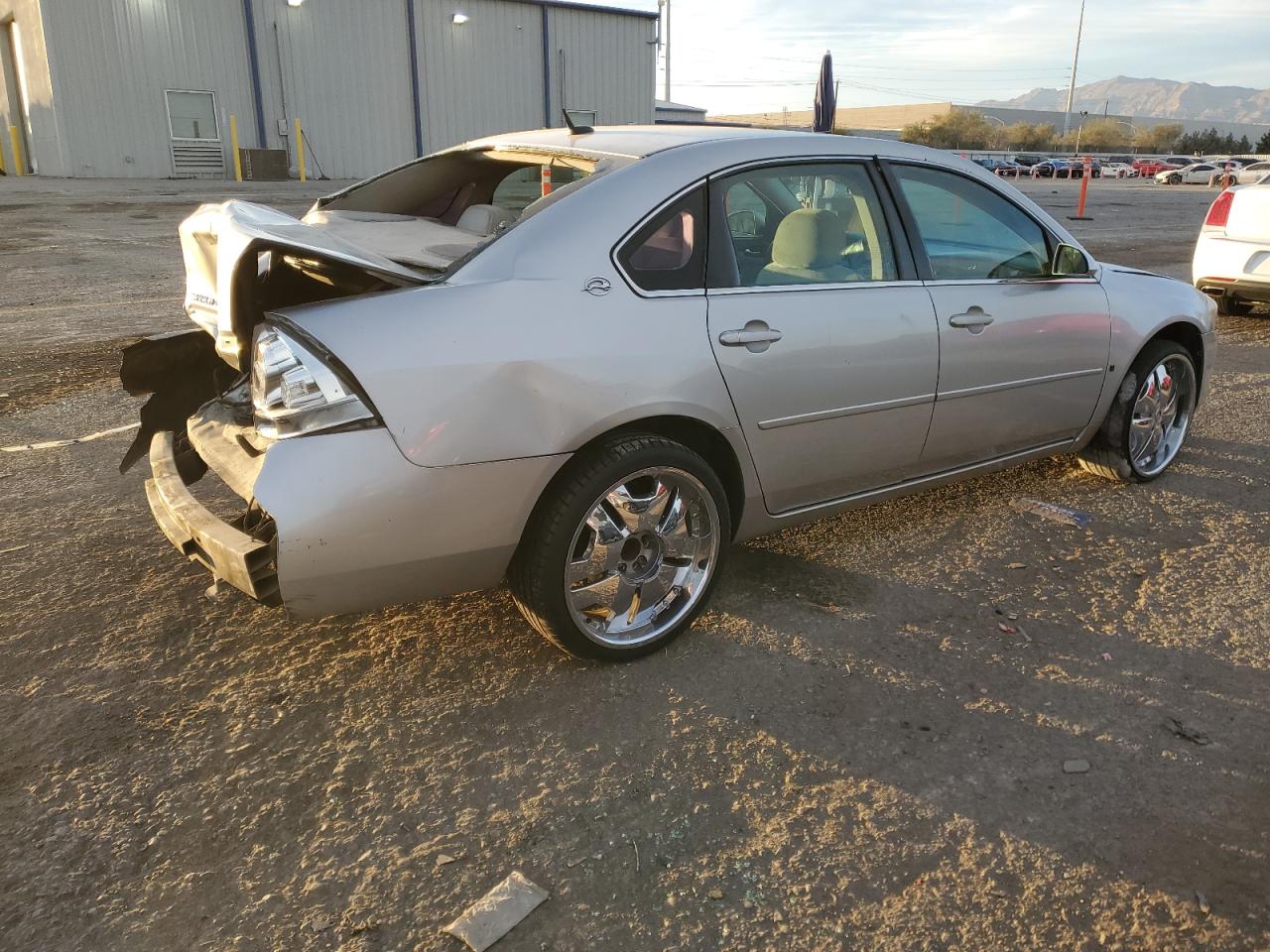 2006 Chevrolet Impala VIN 2G1WB58K469126313 Copart auction photo, rear end / side damage thumbnail 3