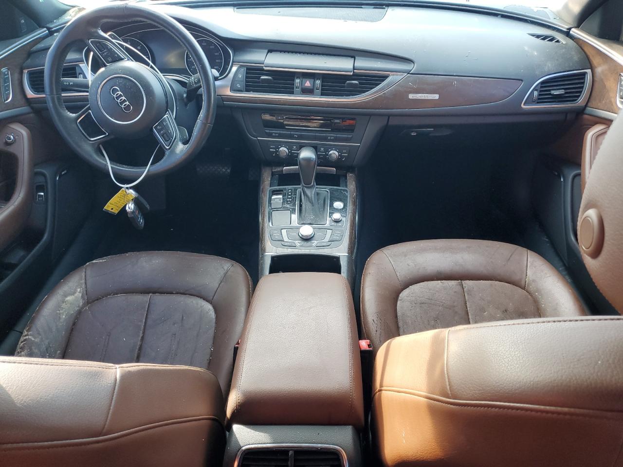 2016 Audi A6 VIN WAUGFAFCXGN116692 Copart auction photo, burn - engine damage thumbnail 8