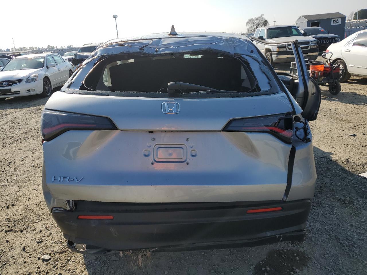2024 Honda HR-V VIN 3CZRZ1H38RM731474 Copart auction photo, rollover damage thumbnail 6
