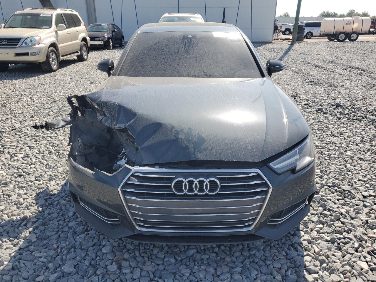2017 Audi A4 VIN WAUKMAF43HN056765 Copart auction photo, front end / side damage thumbnail 5