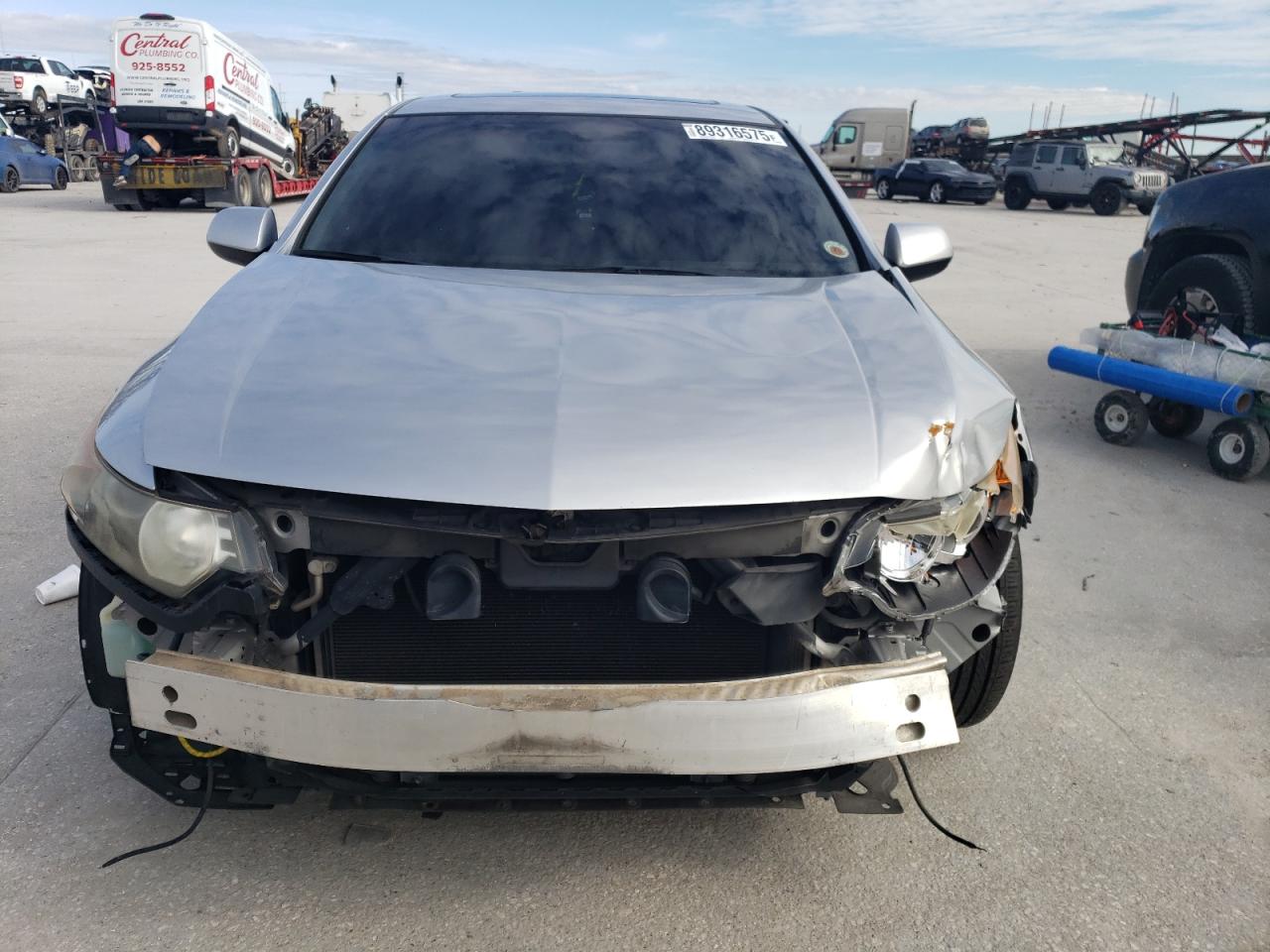 2013 Acura TSX VIN JH4CU2F48DC006476 Copart auction photo, front end damage thumbnail 5