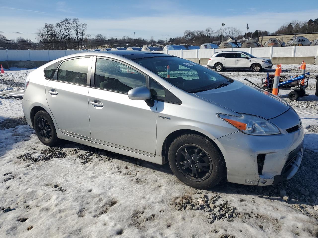 2013 Toyota Prius VIN JTDKN3DUXD5627290 Copart auction photo, front end / minor dent/scratches damage thumbnail 4