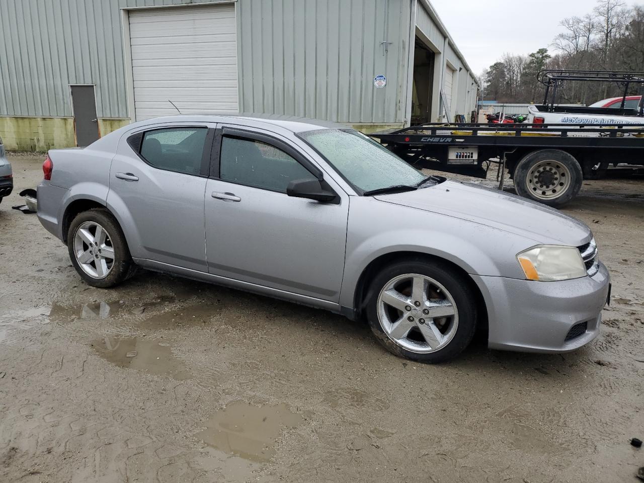 2013 Dodge Avenger VIN 1C3CDZAB5DN655130 Copart auction photo, side damage thumbnail 4
