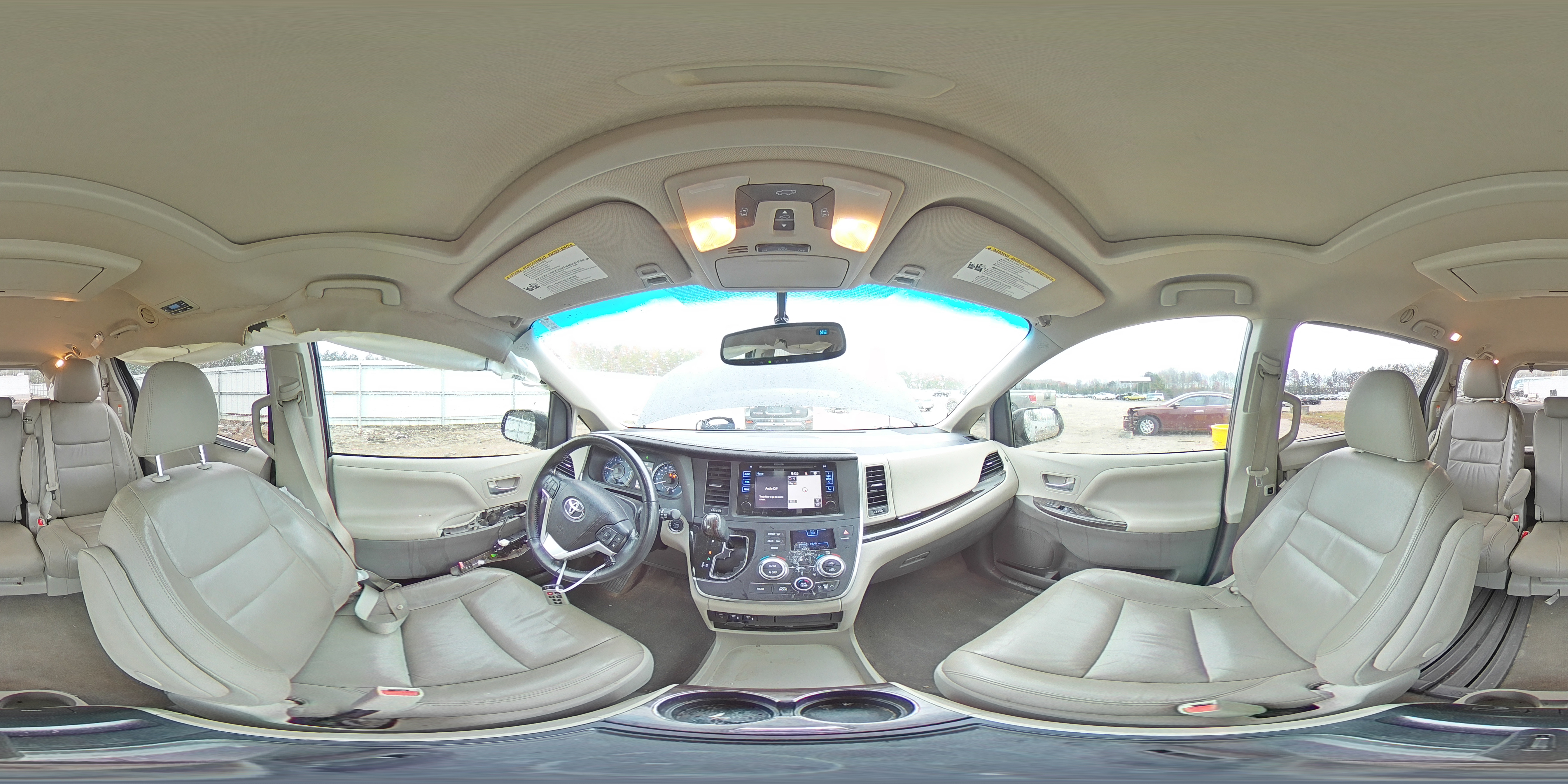 2016 Toyota Sienna VIN 5TDYK3DC8GS698402 Copart auction photo, side damage thumbnail 14