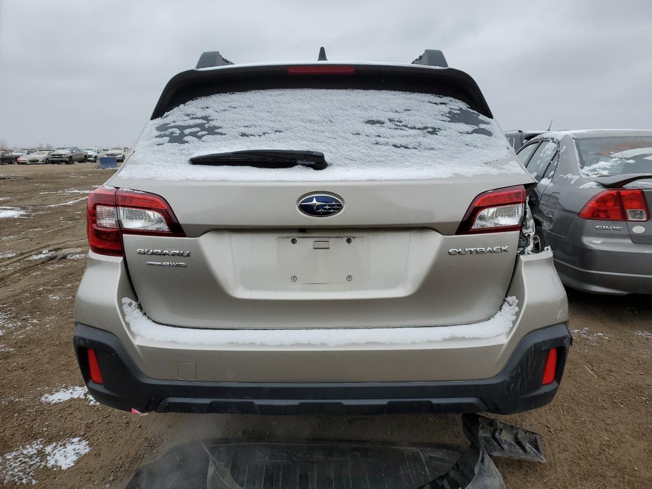 2019 Subaru Outback VIN 4S4BSAFCXK3290383 Copart auction photo, side / rear end damage thumbnail 6
