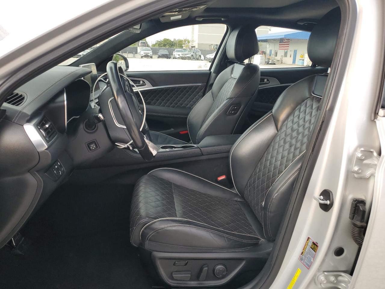 2019 Genesis G70 VIN KMTG44LAXKU026617 Copart auction photo, rear end / side damage thumbnail 7
