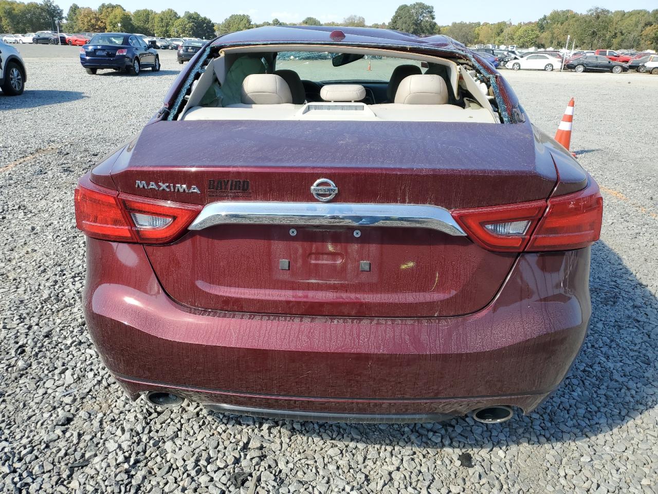 2017 Nissan Maxima VIN 1N4AA6AP6HC368215 Copart auction photo, rollover damage thumbnail 6