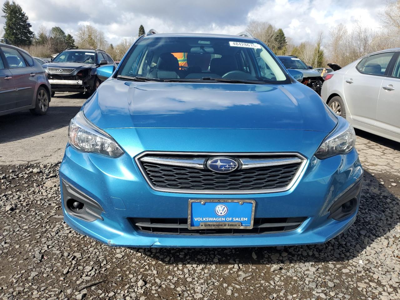 2019 Subaru Impreza VIN 4S3GTAC63K3702603 Copart auction photo, side damage thumbnail 5