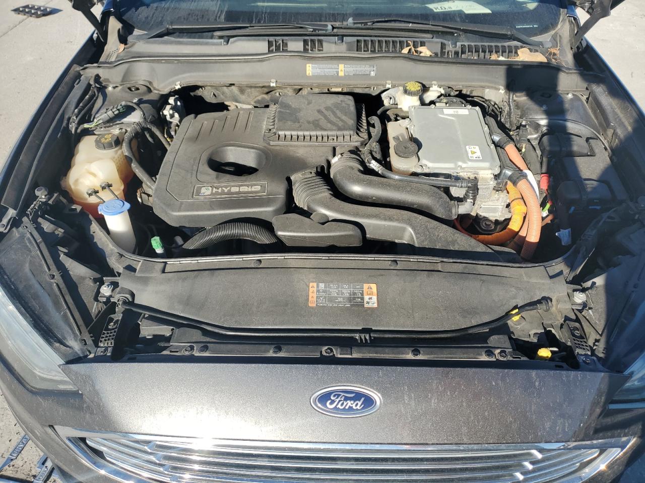 2017 Ford Fusion VIN 3FA6P0LU6HR382198 Copart auction photo, side / rear end damage thumbnail 11