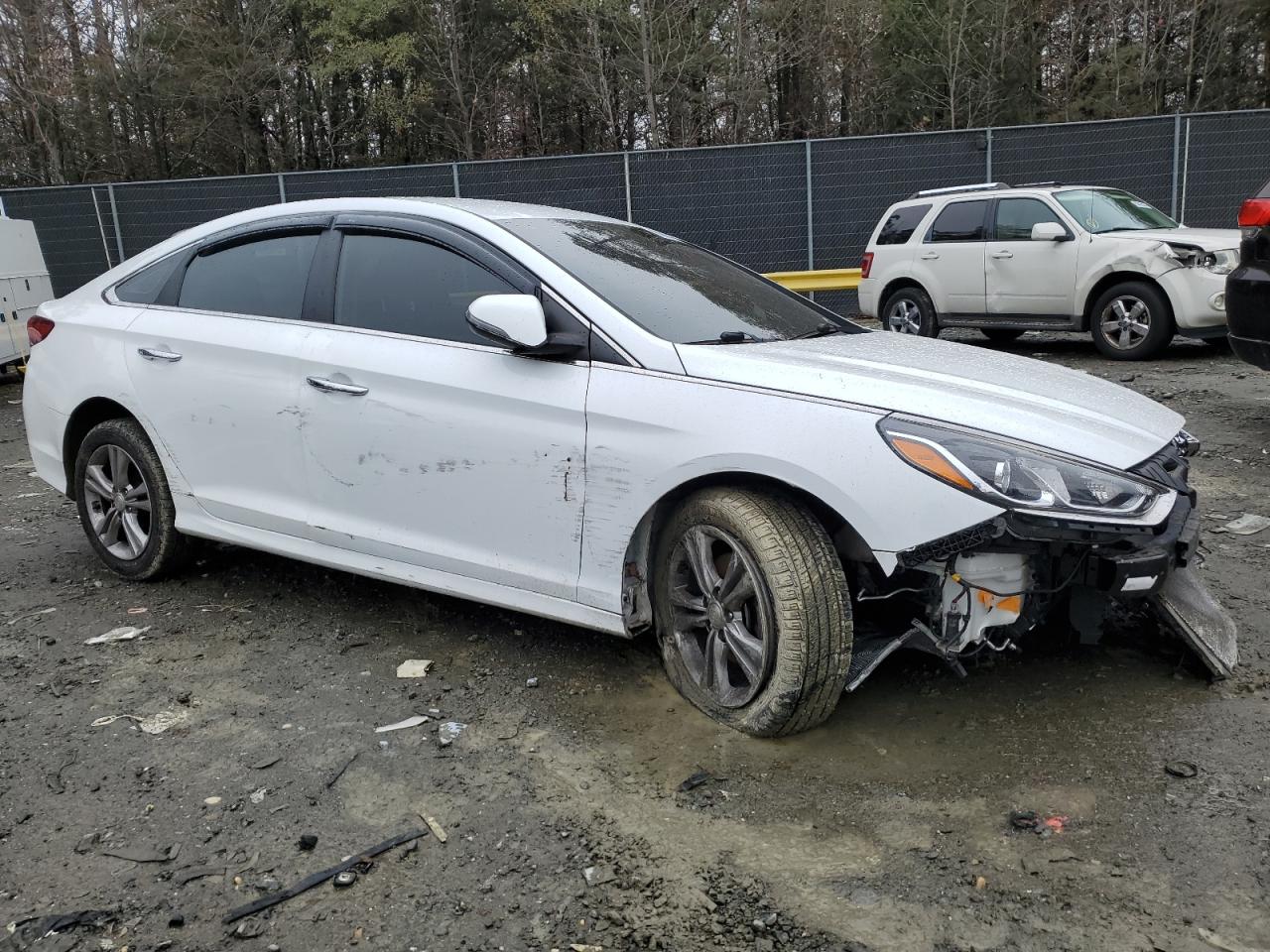 2018 Hyundai Sonata VIN 5NPE34AF8JH683710 Copart auction photo, all over / undercarriage damage thumbnail 4