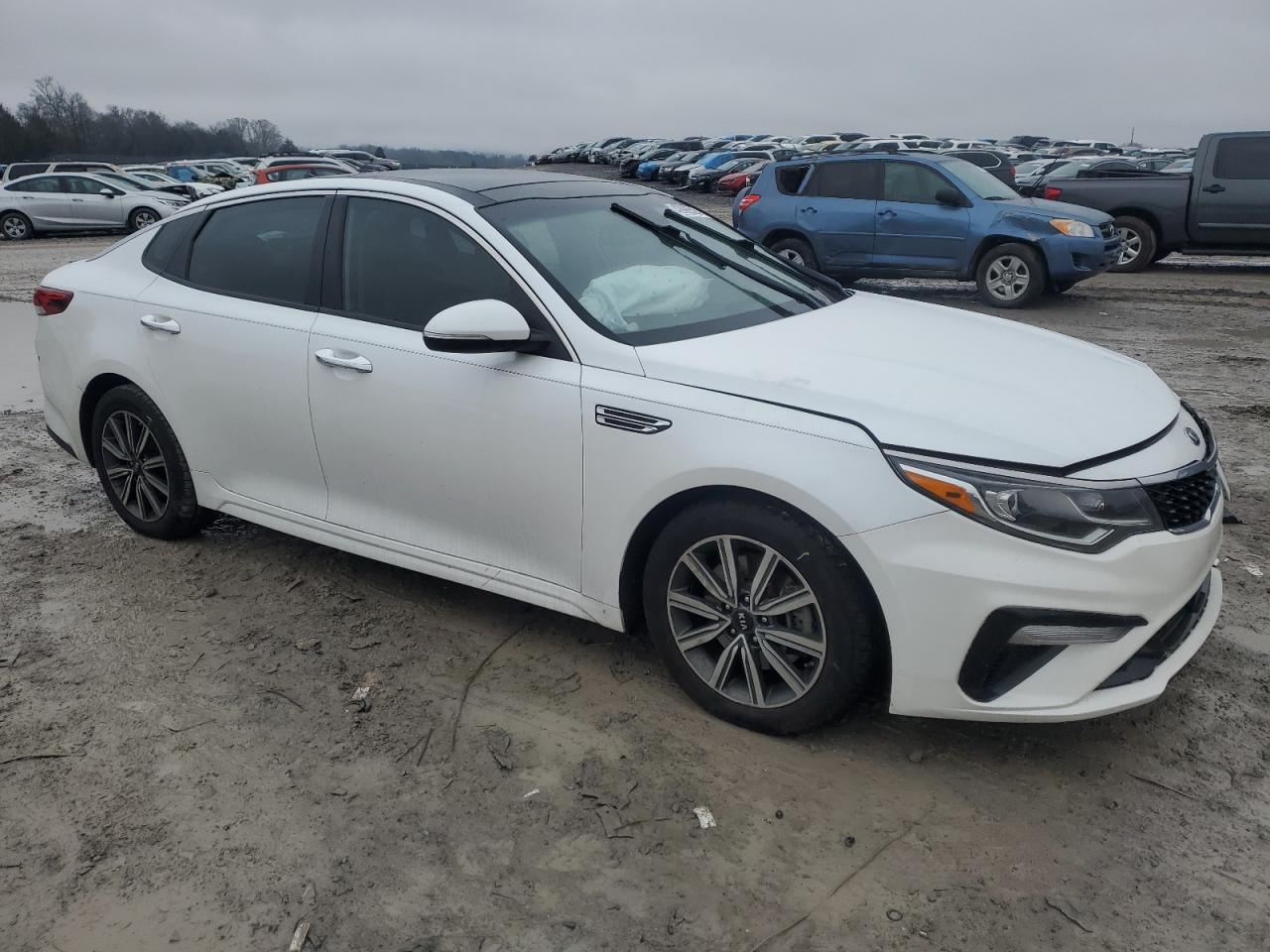 2019 KIA Optima VIN 5XXGU4L16KG309200 Copart auction photo, front end damage thumbnail 4