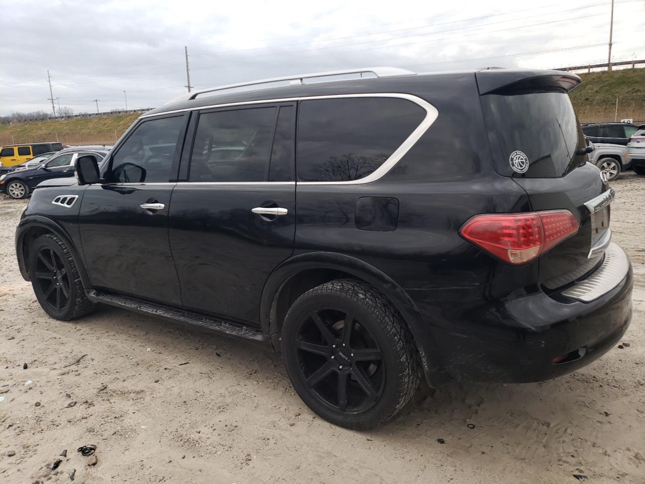 2012 Infiniti QX56 VIN JN8AZ2NE5C9017584 Copart auction photo, front end damage thumbnail 2
