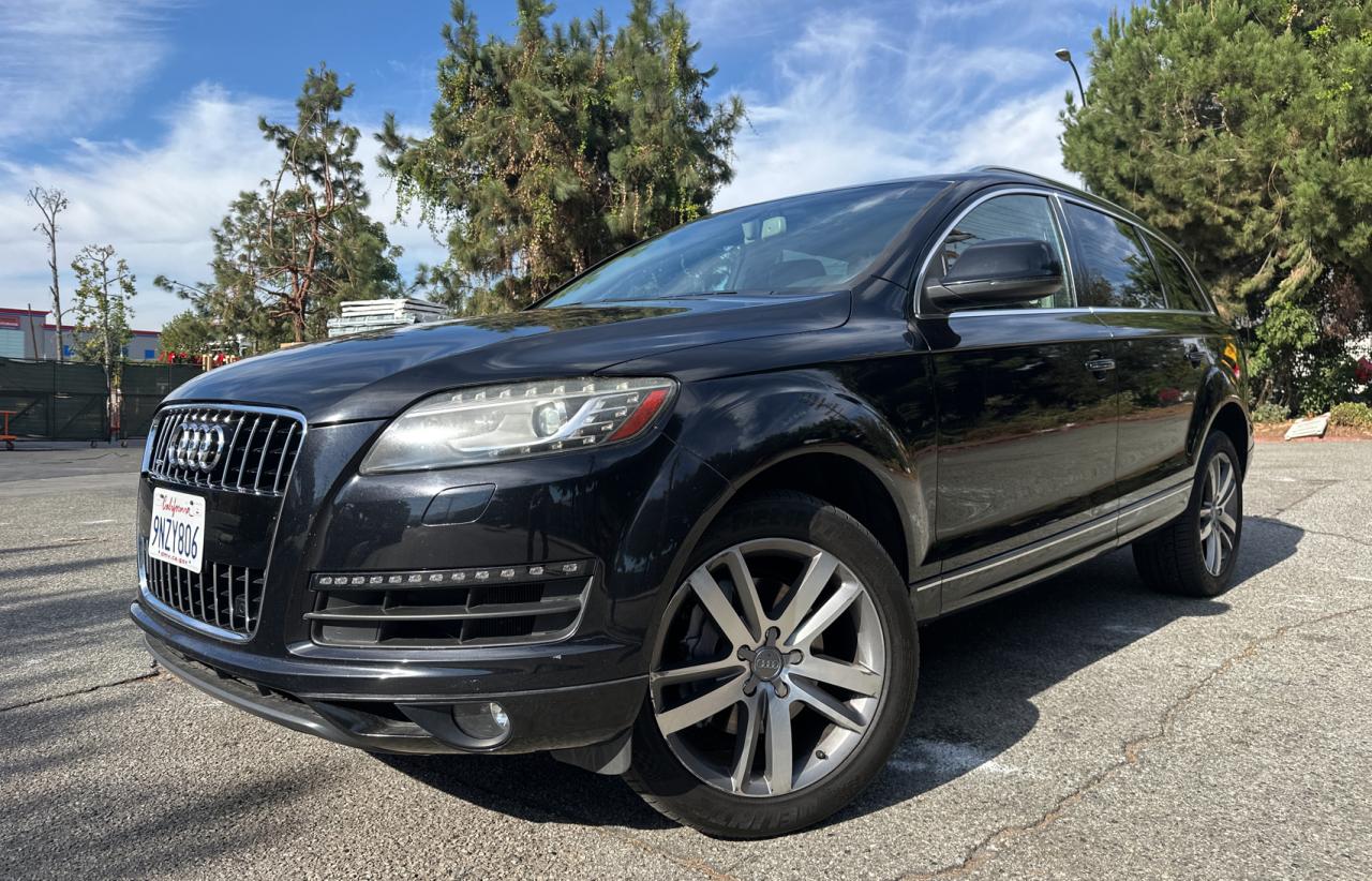 2015 Audi Q7 VIN WA1LGAFE4FD004131 Copart auction photo, normal wear / side damage thumbnail 2