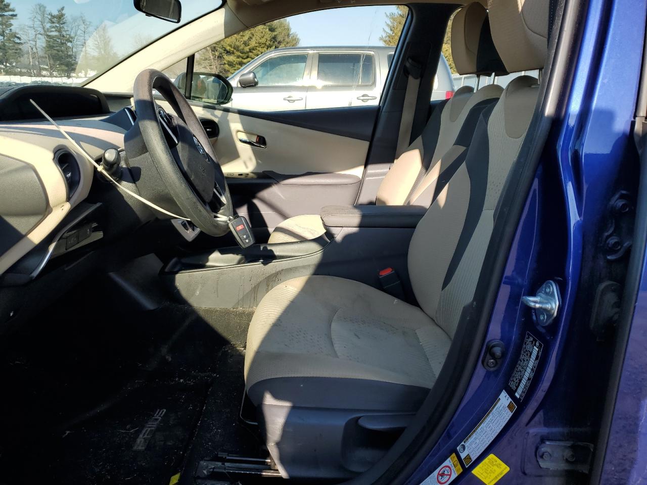 2016 Toyota Prius VIN JTDKBRFU5G3500861 Copart auction photo, mechanical / minor dent/scratches damage thumbnail 7