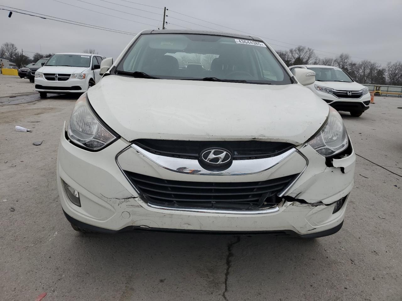 2013 Hyundai Tucson VIN KM8JU3AC7DU611771 Copart auction photo, rear end / front end damage thumbnail 5