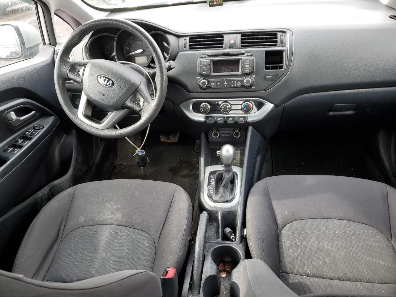 2014 KIA Rio VIN KNADM4A31E6402455 Copart auction photo, front end damage thumbnail 8