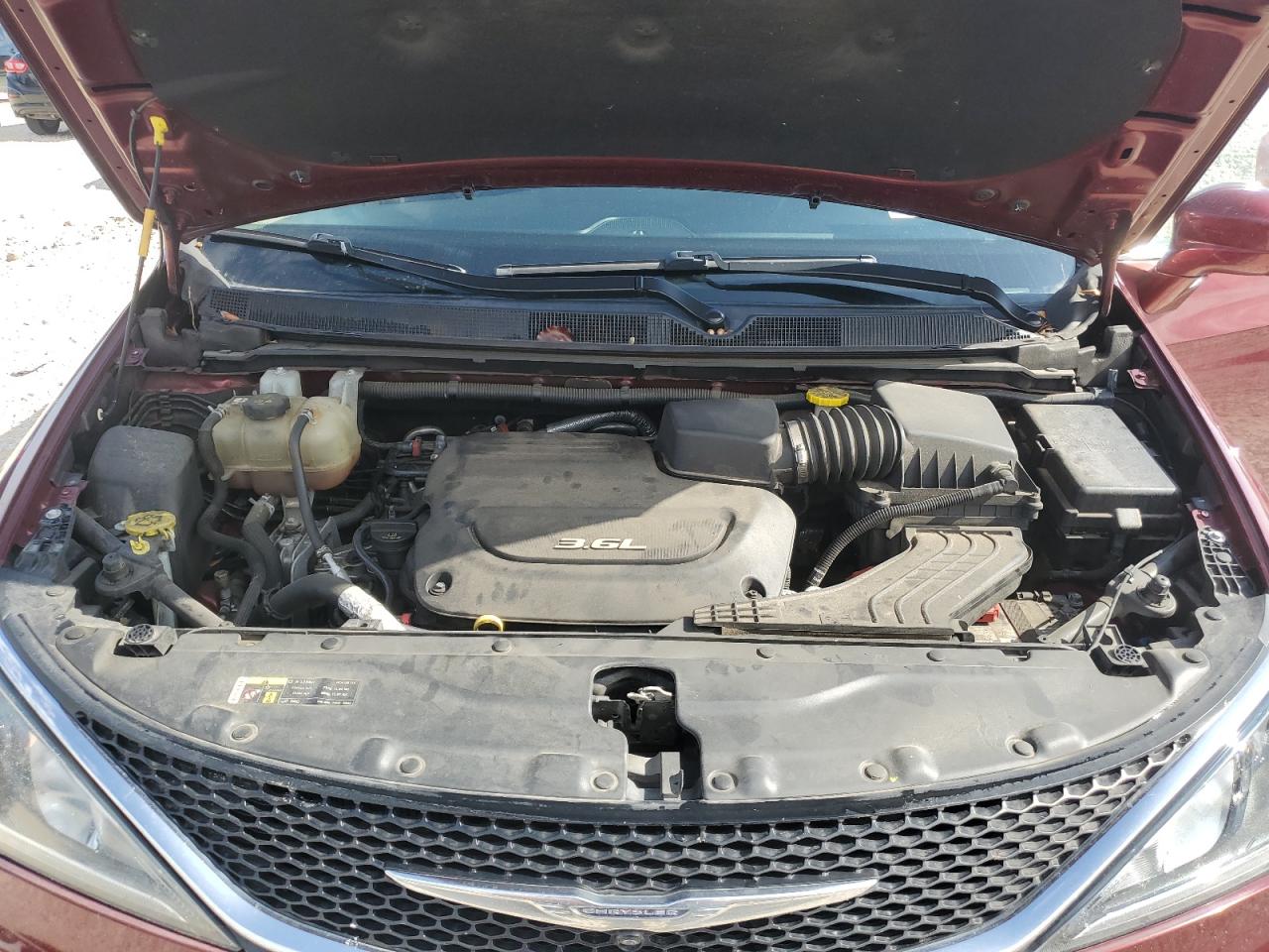 2017 Chrysler Pacifica VIN 2C4RC1EG2HR578466 Copart auction photo, side damage thumbnail 12