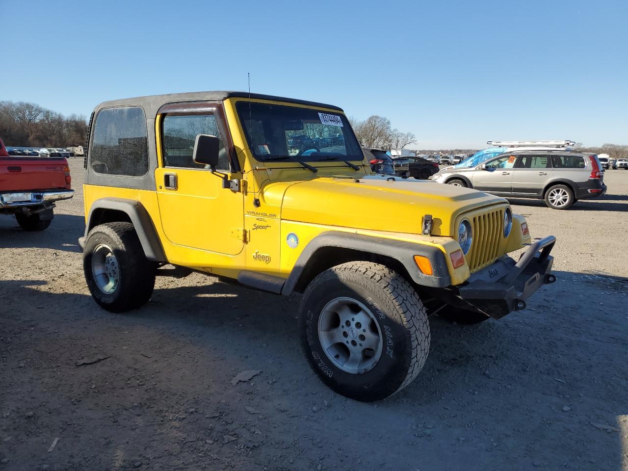 2000 Jeep Wrangler VIN 1J4FA49S3YP750086 Copart auction photo, minor dent/scratches damage thumbnail 4