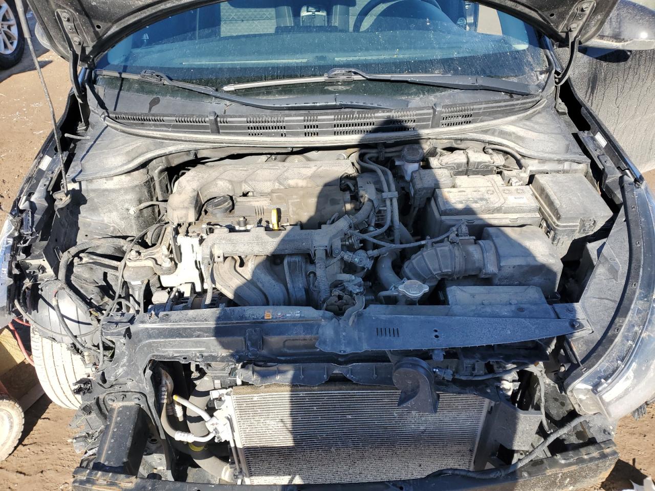 2020 KIA Rio VIN 3KPA24AD8LE346672 Copart auction photo, front end damage thumbnail 11