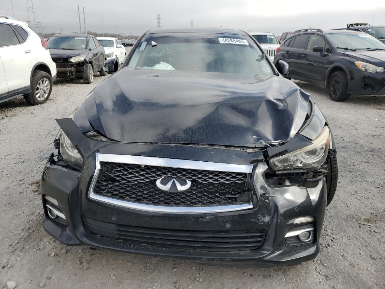 2016 Infiniti Q50 VIN JN1EV7AP9GM300511 Copart auction photo, front end damage thumbnail 5