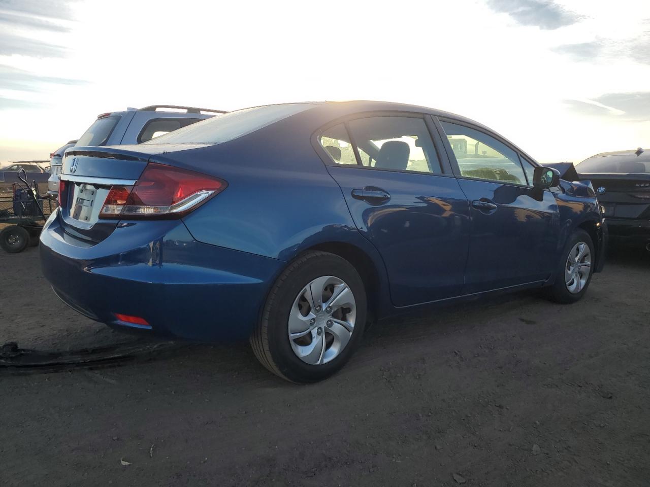 2014 Honda Civic VIN 2HGFB2F56EH527452 Copart auction photo, front end damage thumbnail 3