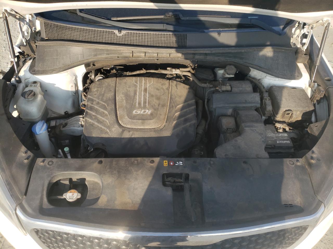 2016 KIA Sorento VIN 5XYPG4A50GG009104 Copart auction photo, side / front end damage thumbnail 12