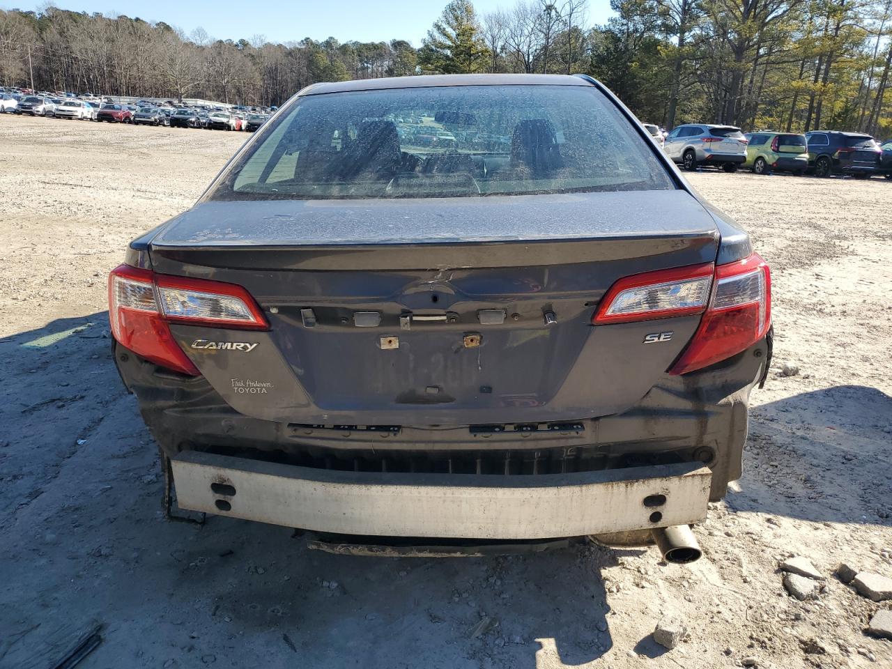 2012 Toyota Camry VIN 4T1BF1FK6CU153898 Copart auction photo, side damage thumbnail 6