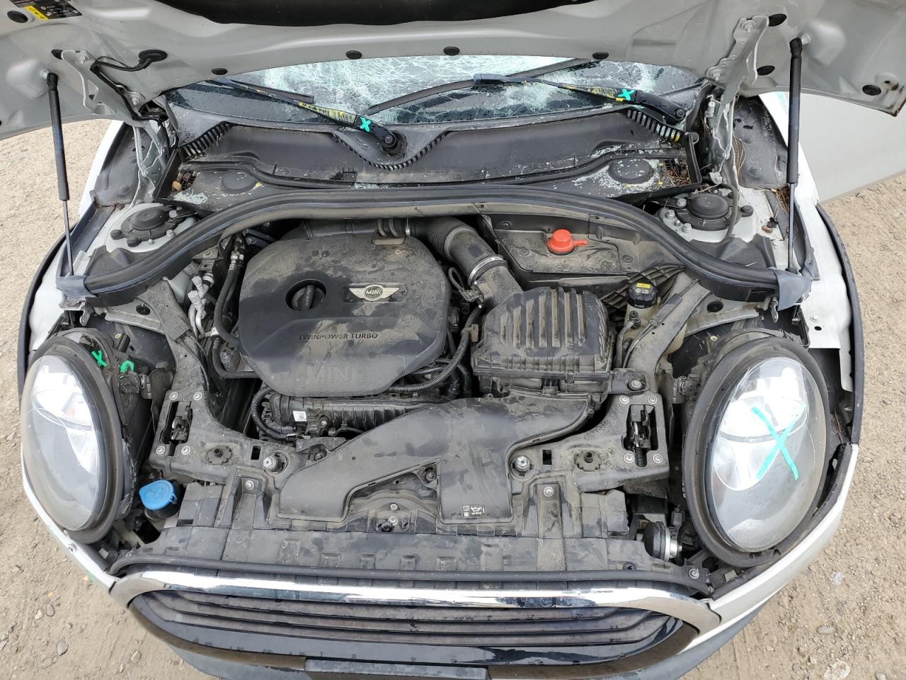 2019 MINI Cooper VIN WMWLU1C55K2F30177 Copart auction photo, all over damage thumbnail 11