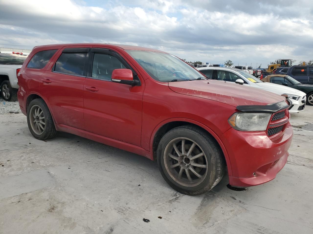 2013 Dodge Durango VIN 1C4SDHCT1DC608406 Copart auction photo, mechanical damage thumbnail 4