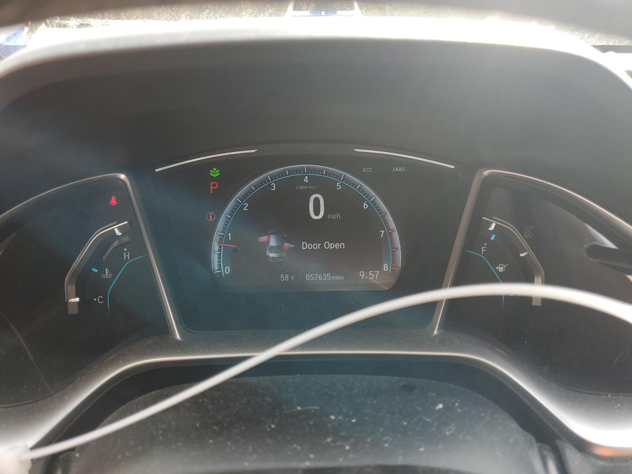 2018 Honda Civic VIN JHMFC1F99JX038542 Copart auction photo, rear end damage thumbnail 9