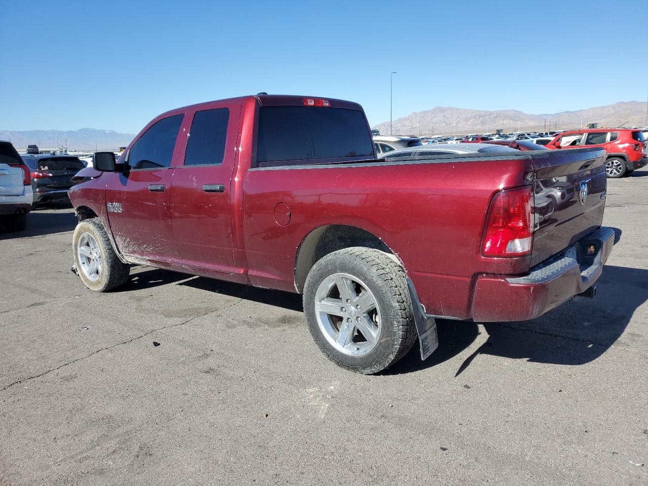 2017 RAM 1500 VIN 1C6RR7FG7HS618689 Copart auction photo, front end damage thumbnail 2