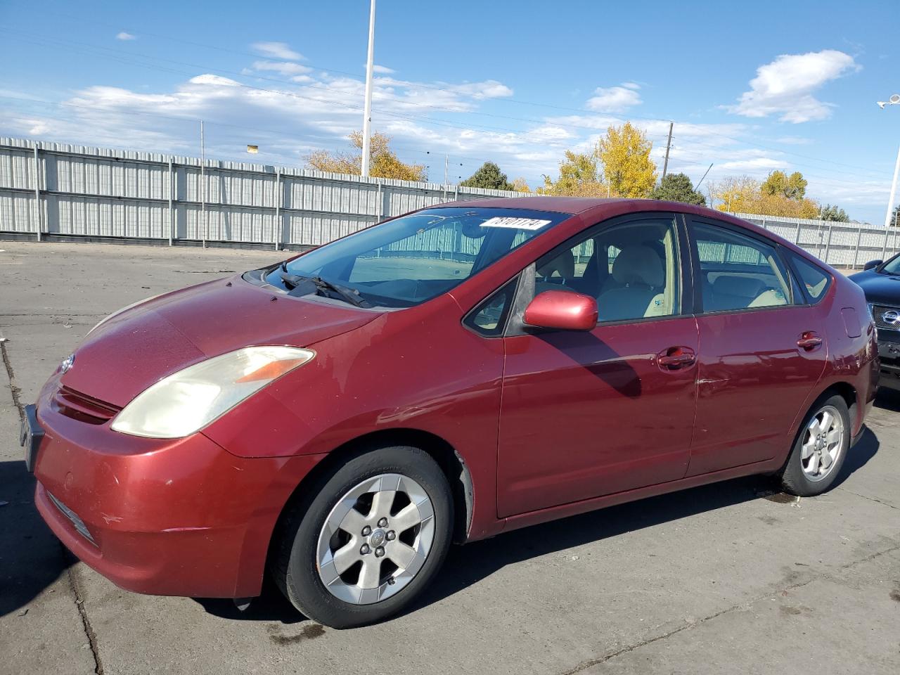 2004 Toyota Prius VIN JTDKB22U040114200