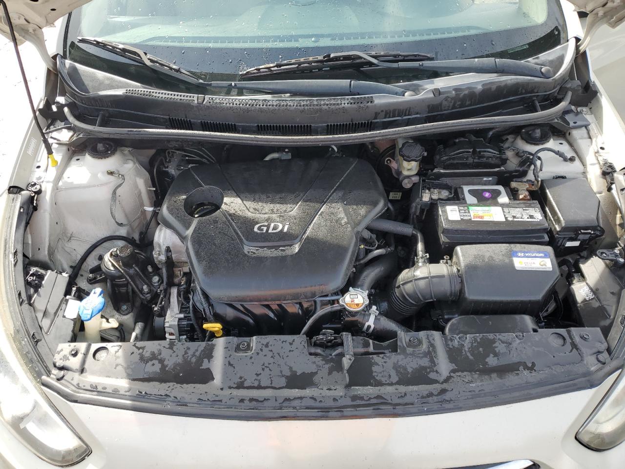 2016 Hyundai Accent VIN KMHCT4AE5GU965912 Copart auction photo, rear end / minor dent/scratches damage thumbnail 11