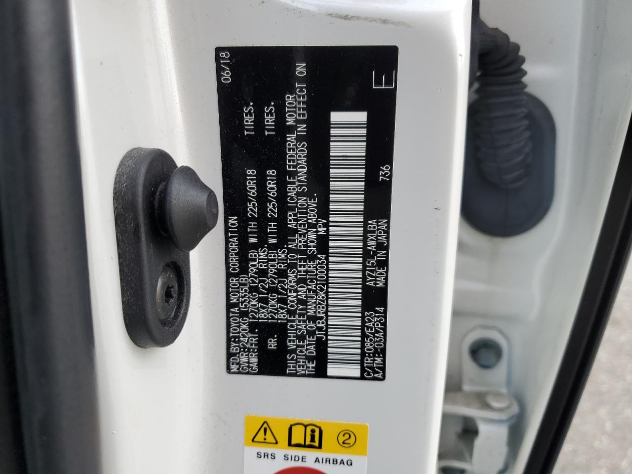 2019 Lexus NX VIN JTJBJRBZ8K2100034 Copart auction photo, all over / undercarriage damage thumbnail 15