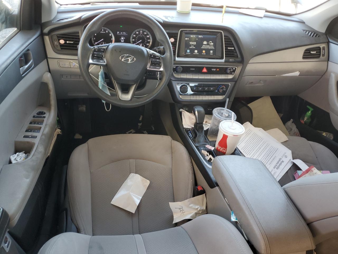 2018 Hyundai Sonata VIN 5NPE24AA7JH711553 Copart auction photo, front end / side damage thumbnail 8