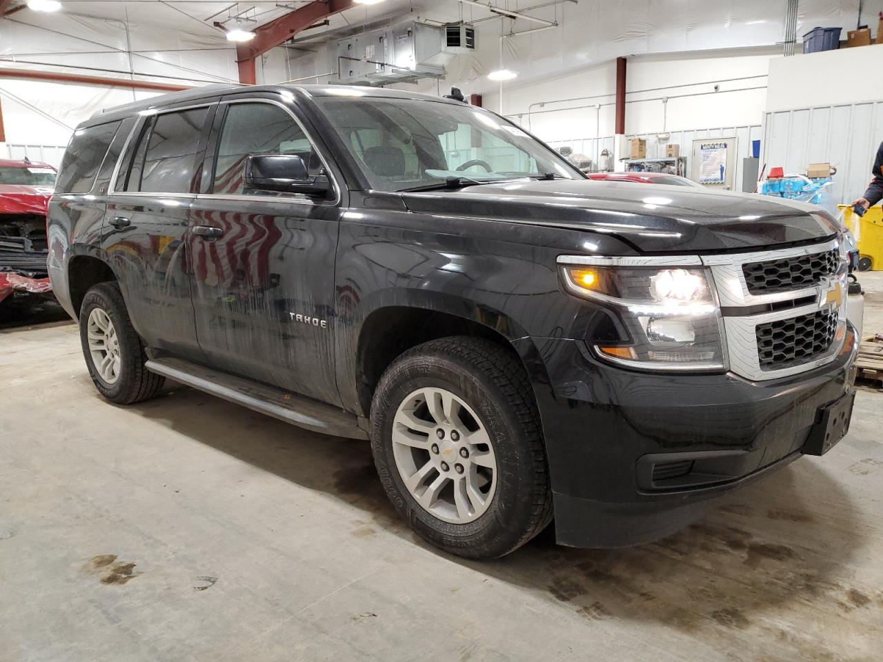 2015 Chevrolet Tahoe VIN 1GNSKBKC9FR535586 Copart auction photo, stripped damage thumbnail 4