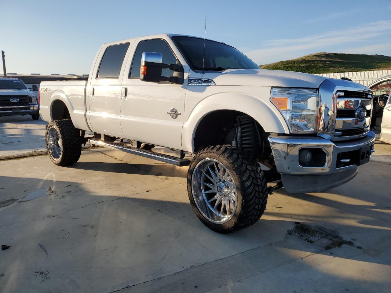 2014 Ford F250 VIN 1FT7W2BTXEEA97654 Copart auction photo, side damage thumbnail 4